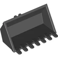 30394 21709 Domestic Science and Technology Education Building Blocks Seven-Tooth Excavator Tipping Bucket