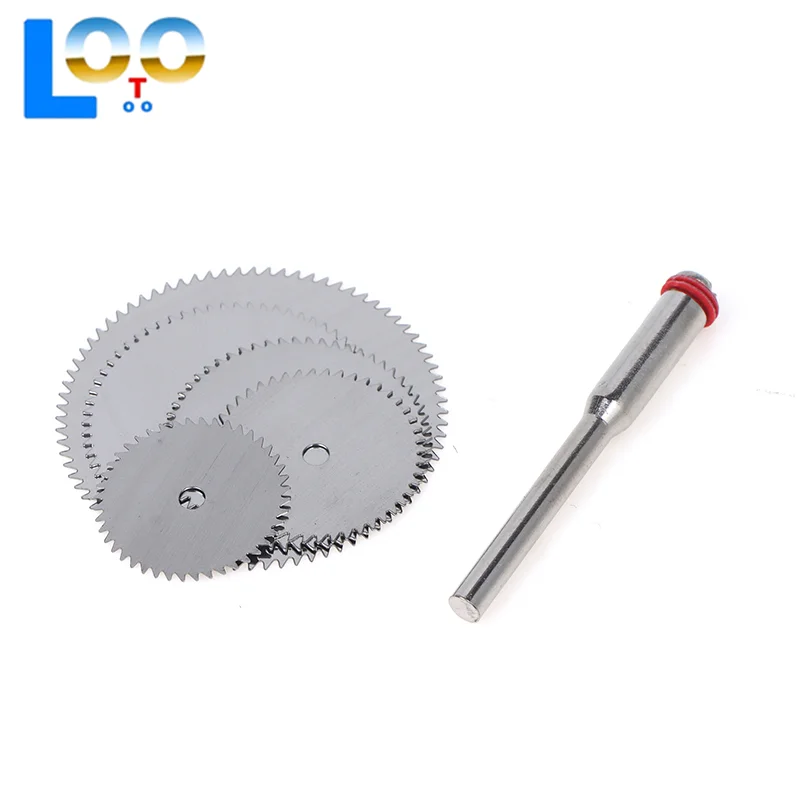6Pcs/set Stainless Steel Slice Metal Cutting Disc With 1 Mandre For Rotary Tools 16 18 22 25 32mm Cutting Disc Hand Tools