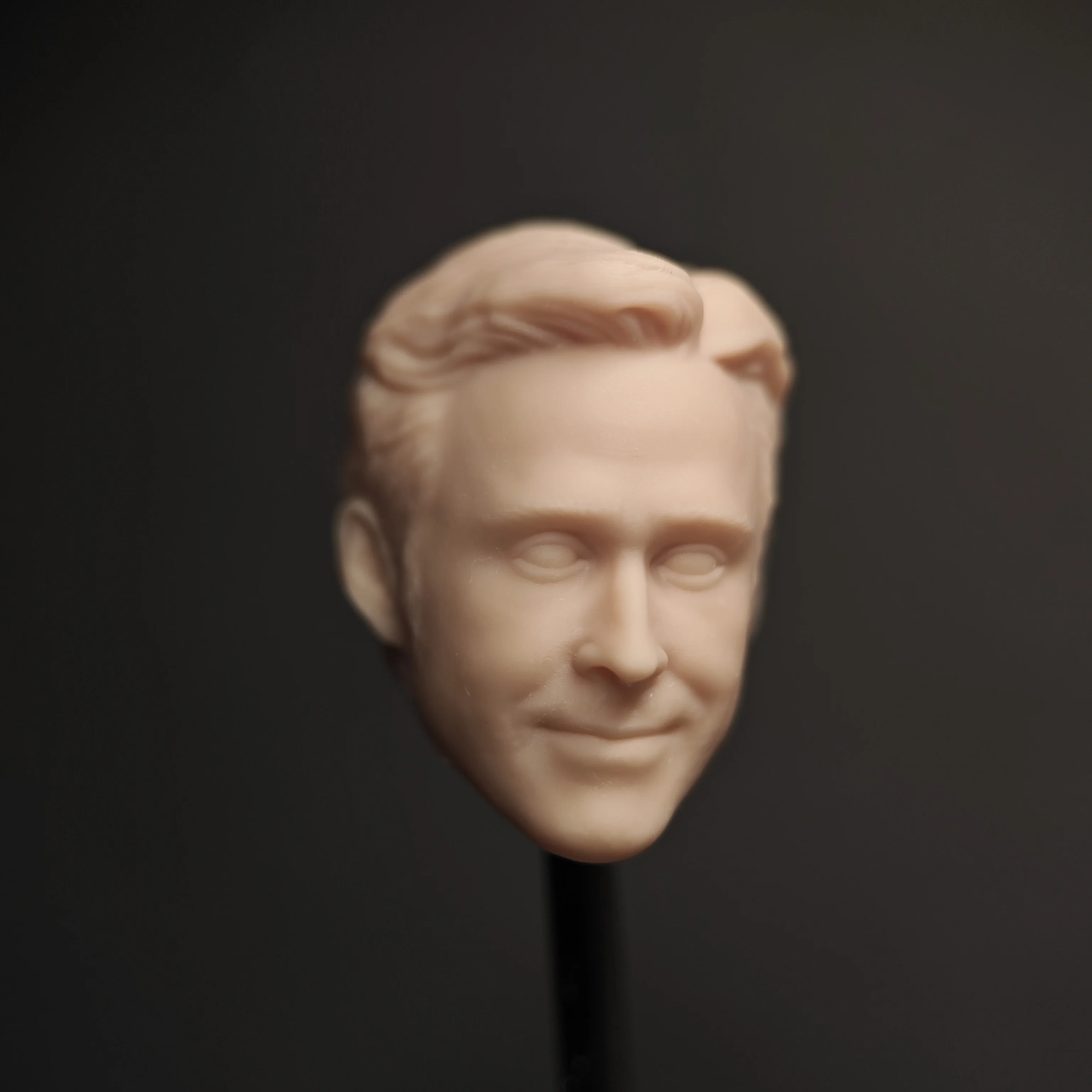 HL2068 DIY Customized 1/18 1/12 1/10 Scale Ryan G Unpainted Head Sculpt for 3.75