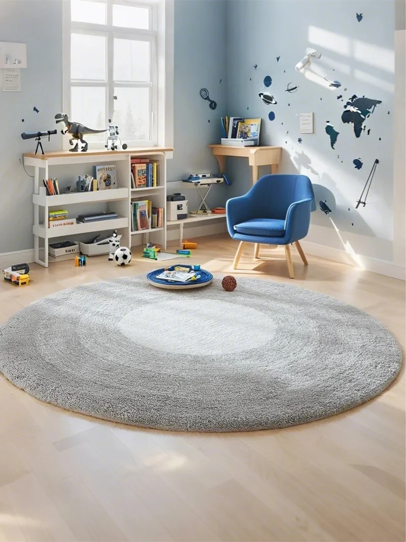 Round  Carpet – Ultra Soft Area Rug for Living Room Sofa, Bedroom, Non-Slip Floor Mat, Home Decor