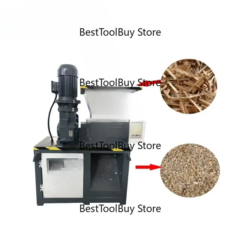 Double shaft scrap metal plastic shredder