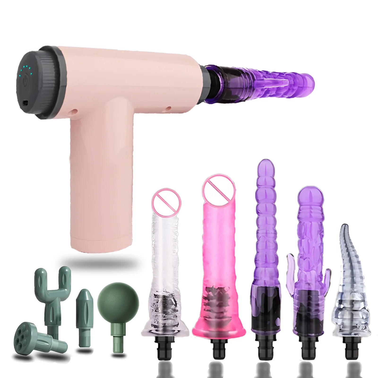 Handheld Massage Gun Dildo Vibrator Sex toys for Women Automatic Sex Machine With Clitoral stimulation Sexy toys for Couples 18