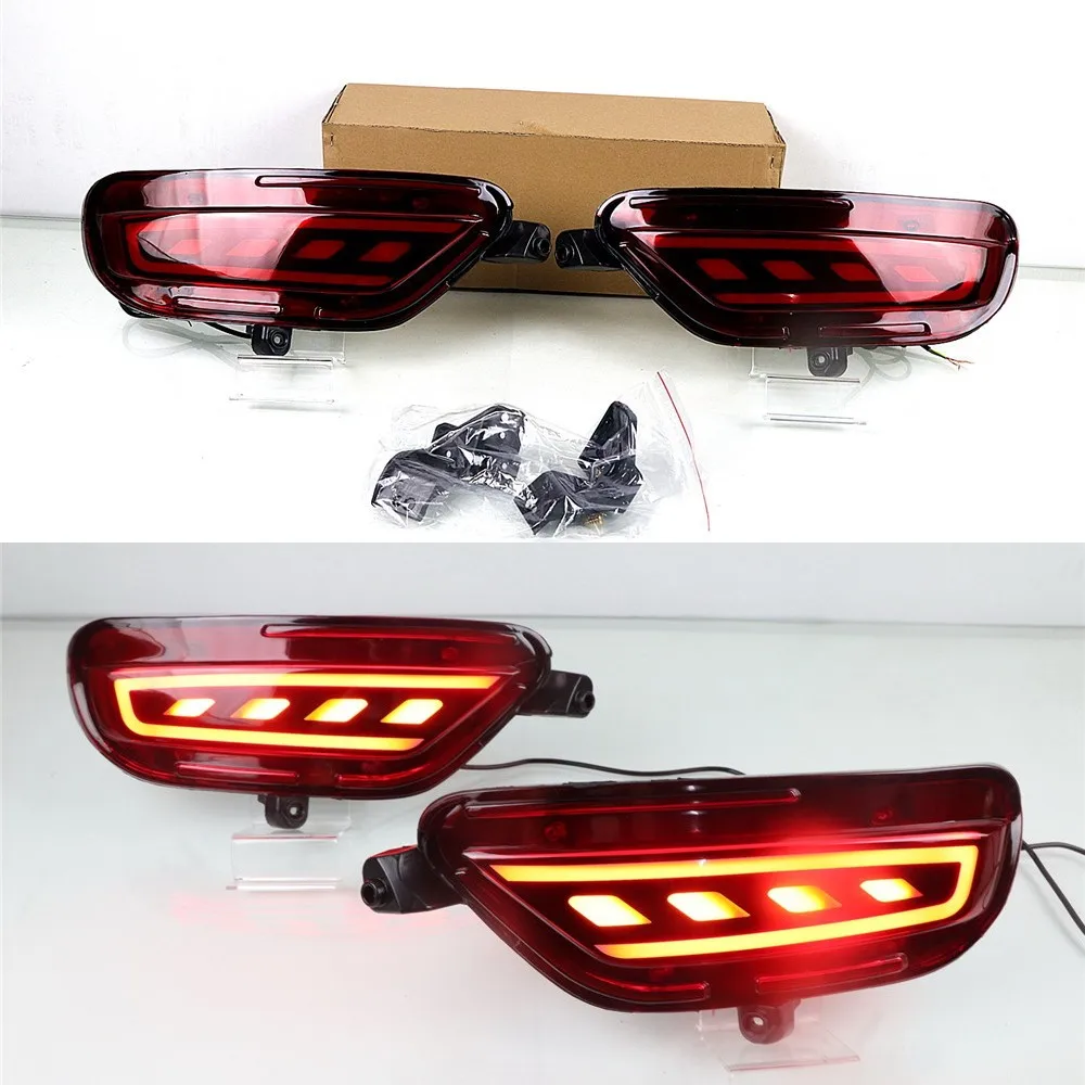 

July King LED Brake Lights Case for Mazda CX-5 17-21, Car Light Guide Brake Light + Night Running Light + Streamer Turn Signals