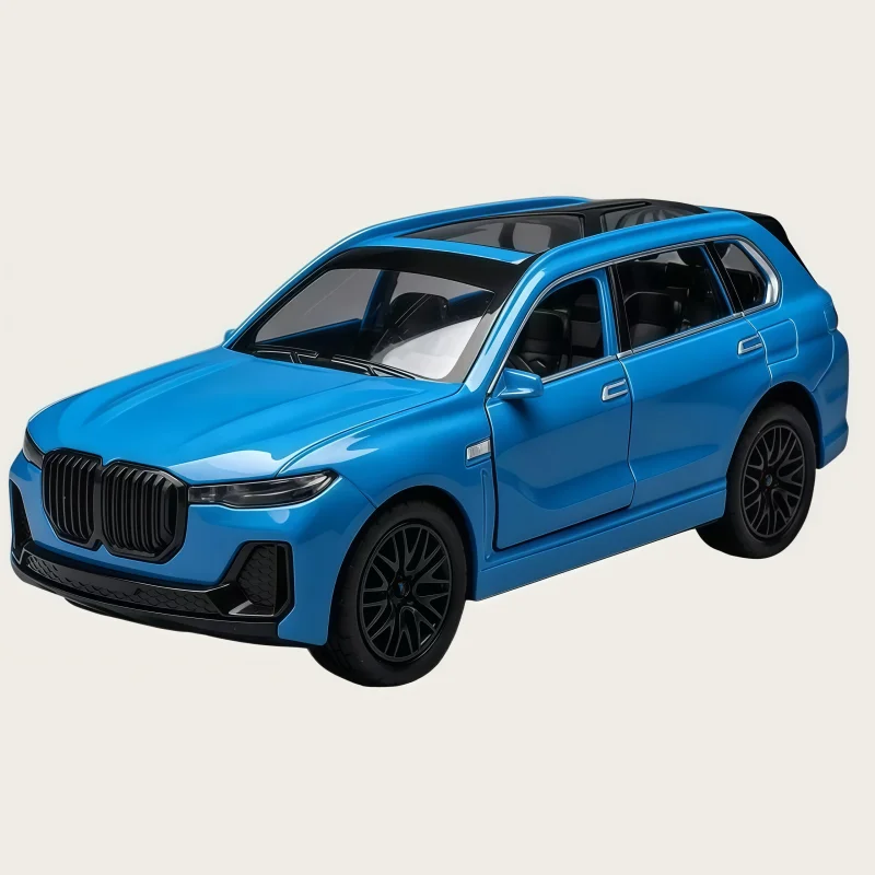 1:36 Scale Children's Alloy SUV Toy Car, Simulated Reaction Off-Road Car Model, OPP Bag Packaged, Collectible Gift