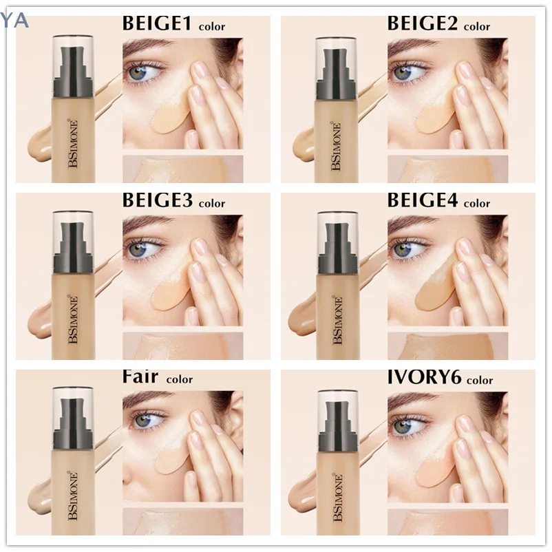 

[YA] 1 шт. Жидкая основа для лица BSIMONE, консилер, водостойкий, осветляющий, отбеливающий, стойкий BB-крем, косметика