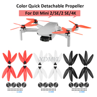 4726F Colorful Quick Detachable Propeller For DJI Mini 2/Mini SE/Mini 2 SE/Mini 4K Three Blade Prop Blade Replacement Wing Fans