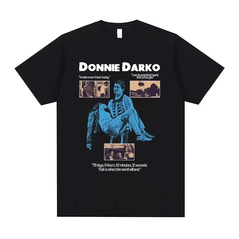 

Movie Donnie Darko Graphic T-shirt Men Women Casual Cotton Vintage T Shirts Men's Gothic Rock Oversized Short Sleeve T-shirts