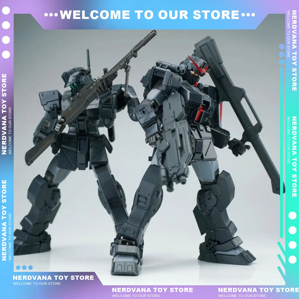 AK 1/144 Midnight Color Spartan Action Figure Jim Water Patch Assembly Model Joint Mobile Mech Warrior Robot Plastic Toys Gifts