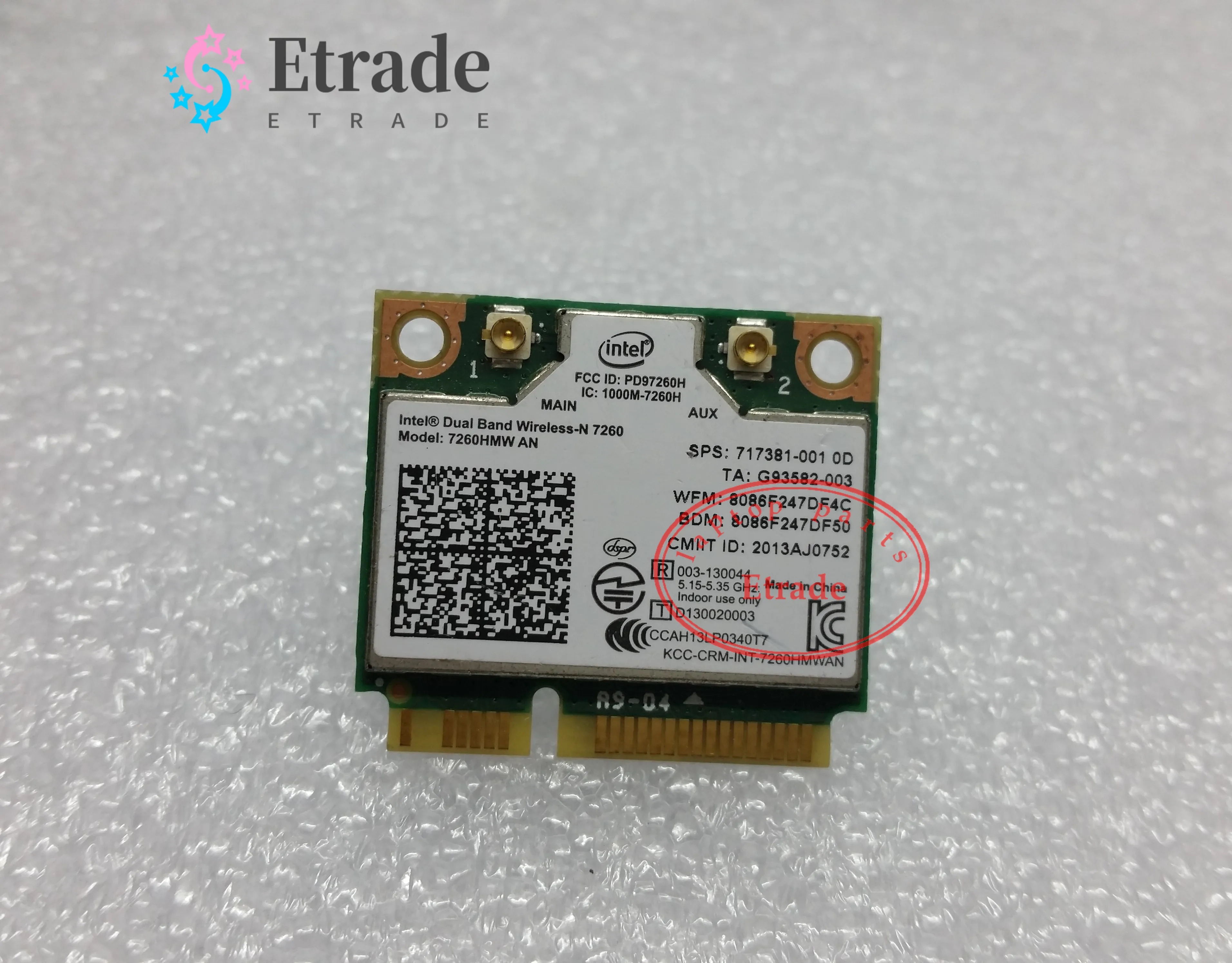 Dualband Wireless-n 802,11 7260an 4,0 abgn bt 717381 wlan Adapter für HP Zbook 14 15 Serie 72609-001