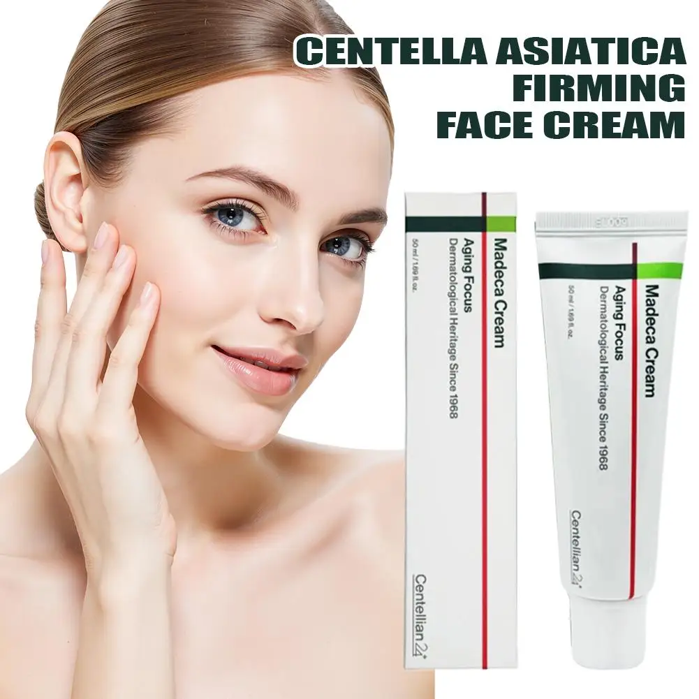 Centella Asiatica Firming Cream Anti-Wrinkle Face Moisturizer Lift Sagging Skin Repair Fine Lines Hydrating Skin Care
