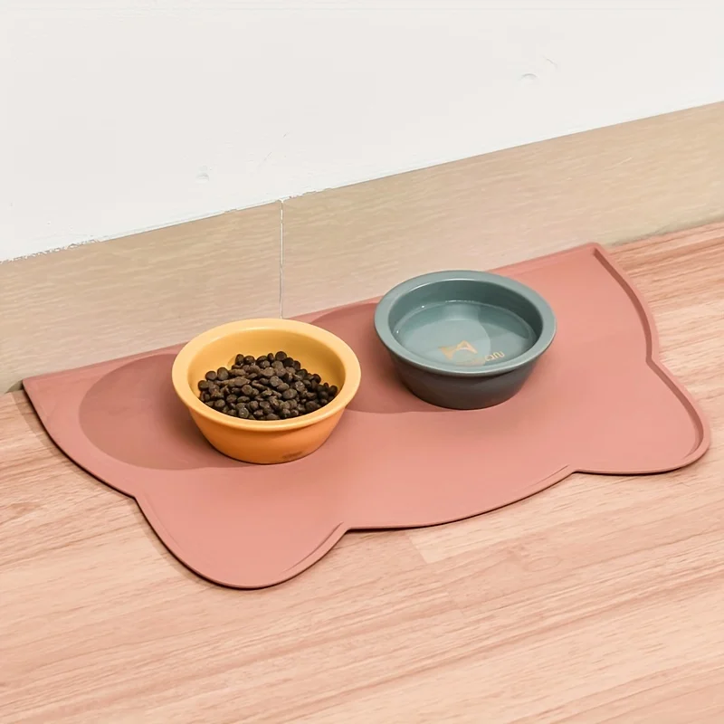 Silicone Waterproof Pet Feeding Mat for Cats and Dogs