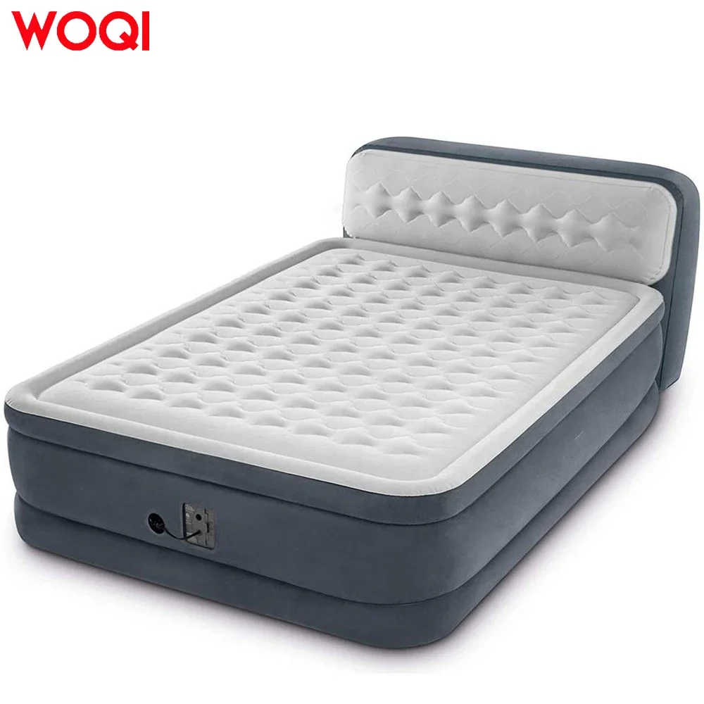 WOQI with built-in pump at the head of the bed, electric inflatable bed, automatic inflatable mattress