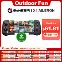 Gamesir X4 Aileron Bluetooth Mobile Cloud Gaming Controller Gampad for Android Hall Effect Joystick Seamless Wireless Connection