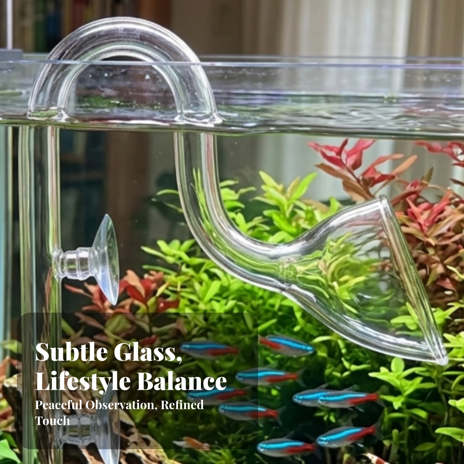 Aquarium Filter Inlet and Outlet U-Shaped Aquarium Lily Pipe Set Lily Pipes Long-Lasting for Aquascapers, Planted Tanks - view 6