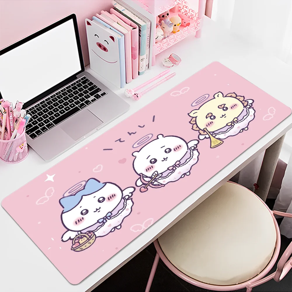 niedliches Cartoon C-Chiikawas Mousepad Benutzerdefinierte Haut Cartoon Anime Gaming Mauspad Tastatur Mauspads Schreibtischunterlage Zubehör