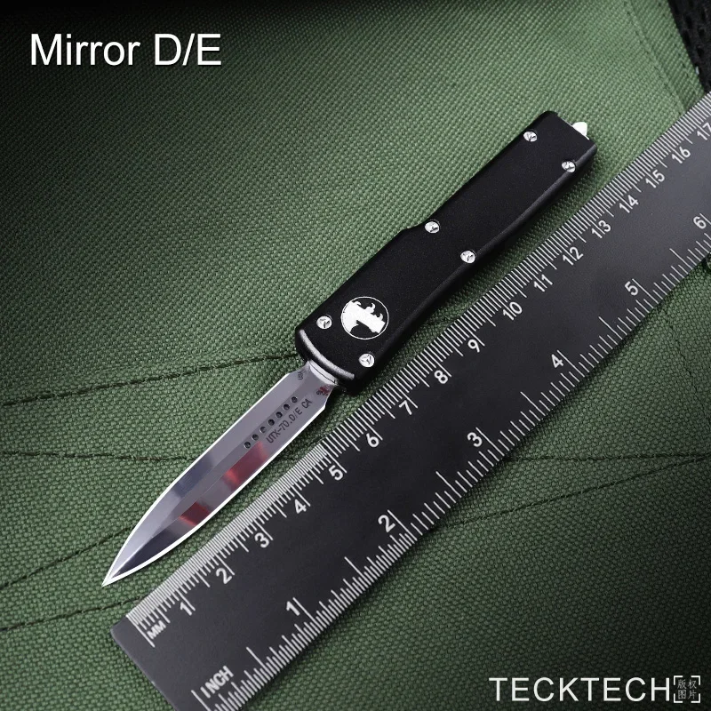 

Mirror Blade UTX-70 UTX70 Knives UT UTX 70 Micro Ultra Tech Tactical Pocket Knife CNC 6061 Handle Mini High End Version