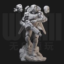 1/24 Die-cast Resin Model Assembly Kit Sci-fi Magic Figure Model Unpainted Free Shipping