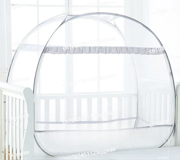 

Baby Bed Mosquito Net, Children's Baby Mosquito Net Cover, Universal Installation Free, Foldable, Breathable and Transparent