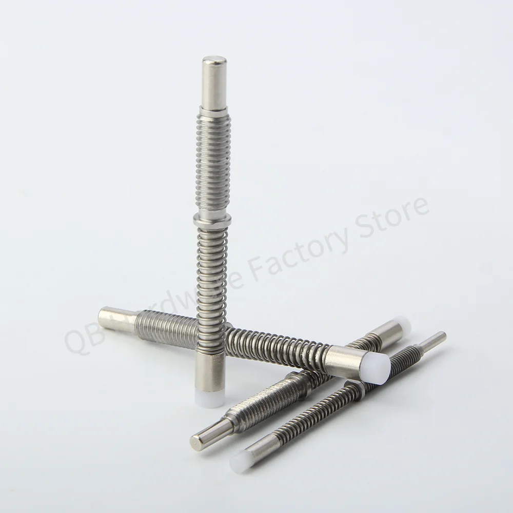 Factory Price QB531 Stainless Steel Retractable Spring Plunger Flat Nose Spring Plunger M2 M3 M4 M5