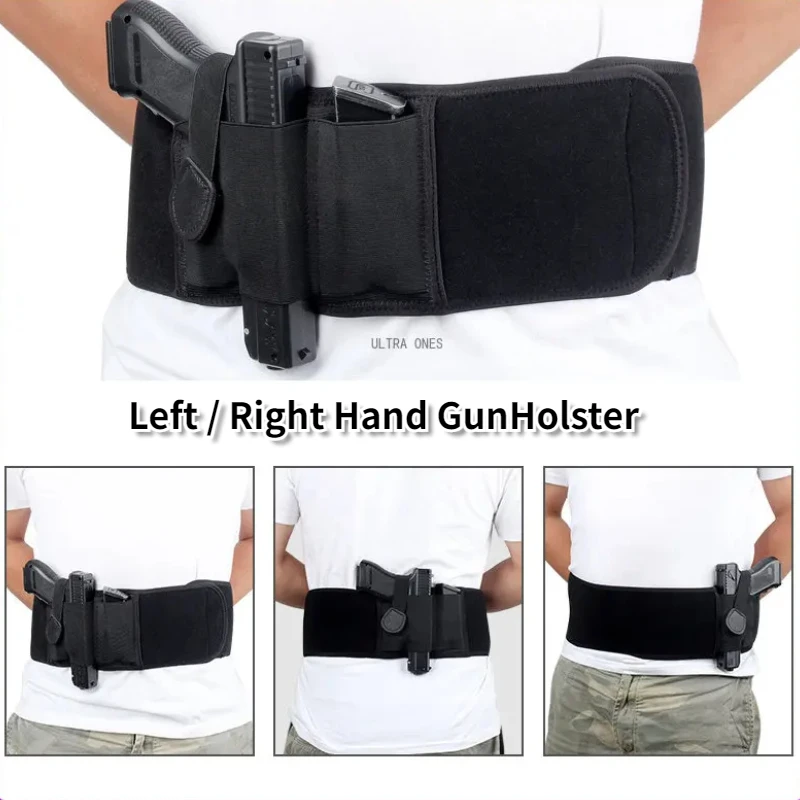 

Кобура для пистолета для скрытого ношения с левой/правой рукой для Smith и Wesson, Shield, Glock 19, 17, 42, 43, P238, Ruger LCP