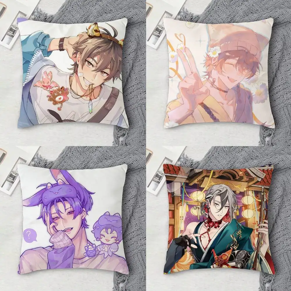

Game Nu Carnival Double-sided Printed Square Decorative Cushion Cover for Sofa Living Room Home Decor