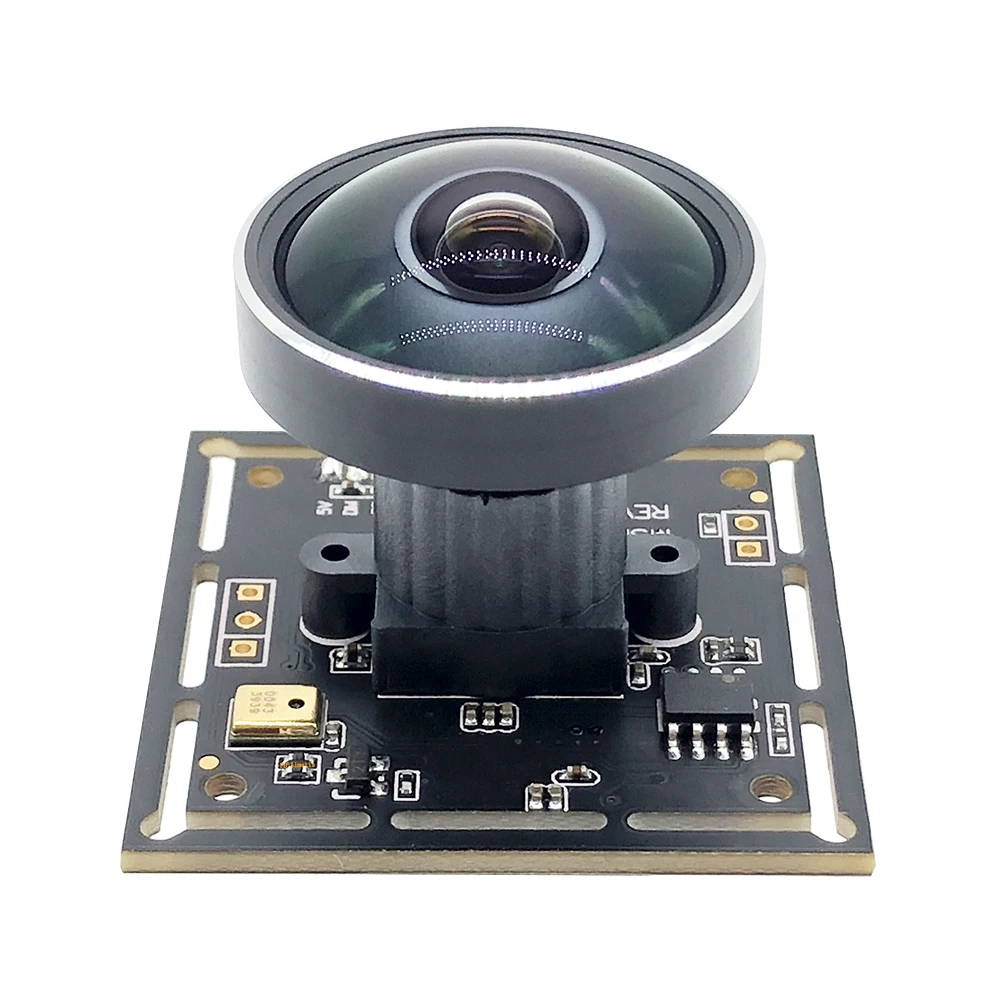 4K Panoramic Fisheye Camera Module 3840x2160 IMX317 30FPS UVC USB Webcam High Resolution Document Scan Support with Audio