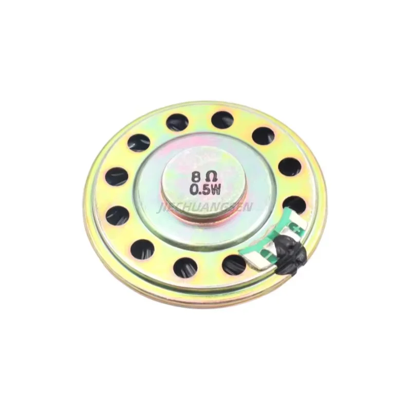 2PCS/LOT 8R0.5W Iron Shell Ultra-Thin Internal Magnetic Speaker Circular Speaker Doorbell Intercom Speaker Diameter 50mm/57mm