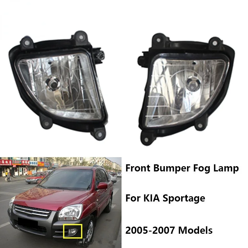 

2PCS Front Bumper Fog Light for KIA Sportage 2011 2012 2013 Lamp 881 Halogen 27W Bulb