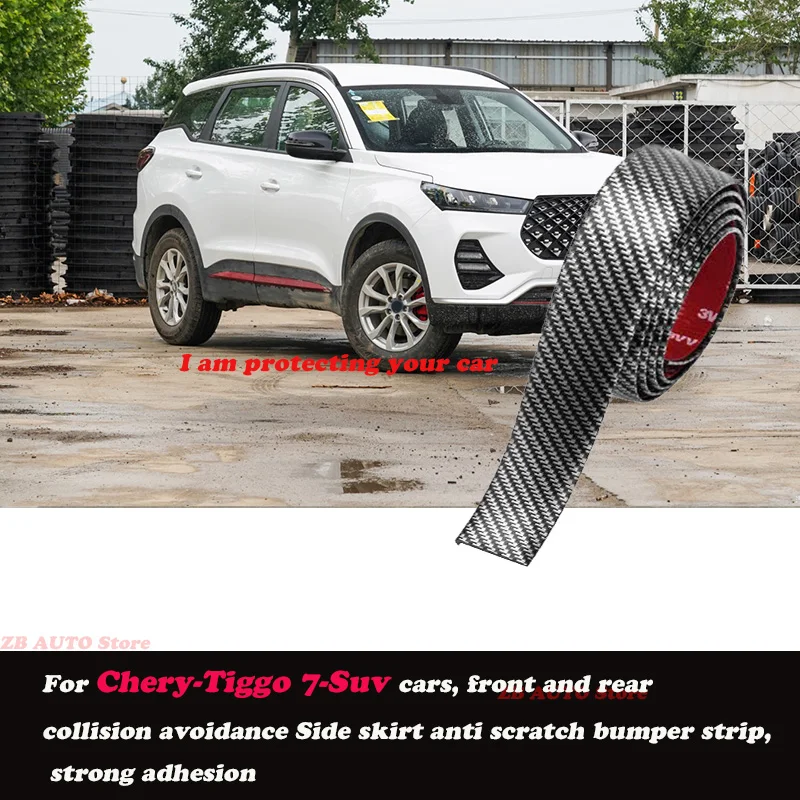 

Strong adhesive bumper strip, front and rear lip side skirts, collision and scratch resistant, suitable For Chery Tiggo 7 Suv