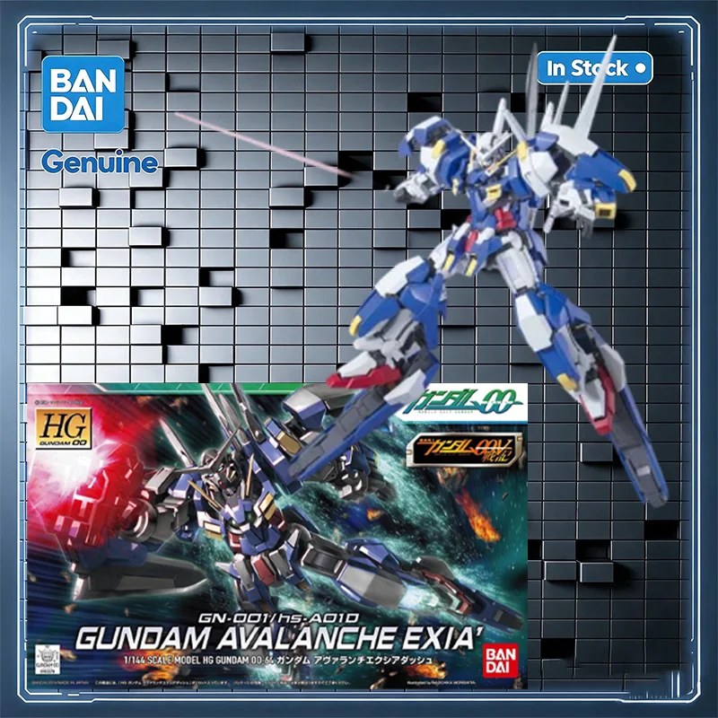 100% Genuine In-Stock Bandai Gunpla HG 1/144 Gundam Avalanche Exia Dash Model Kit Original Box Anime Figure Action Figure Toy 00