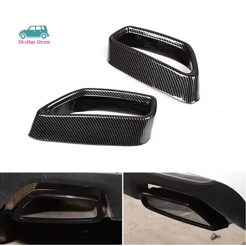 

For BMW 5 6 Series GT G30 G38 G32 2018 2019 2020 2021 Stainless Steel Tail Muffler Exhaust Pipe Output Car Cover Trim