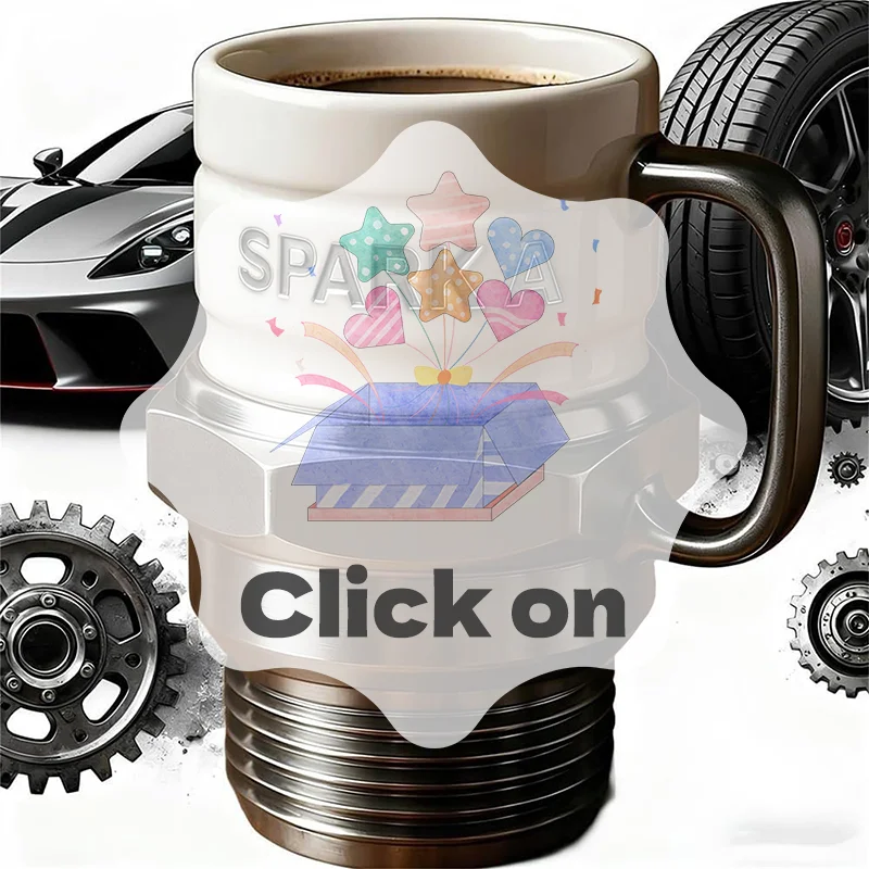 

Spark Plug Mug Coffee Mug Cup For Car Lovers Automotive Themed Coffee Mug For Car Enthusiasts Mechanics & Garage Lovers
