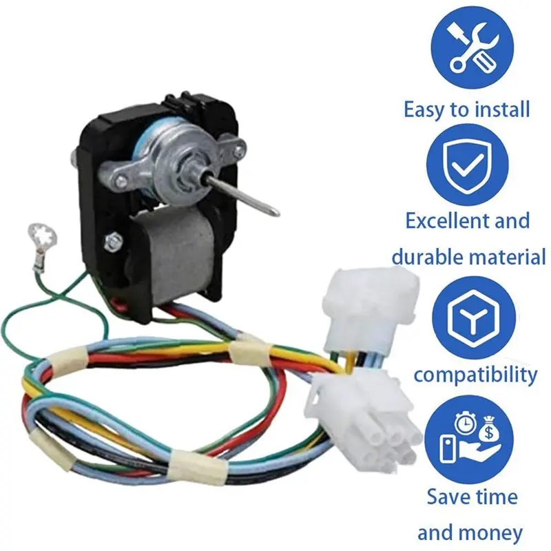 [B25B!】 For Electrolux Frigidaire AP4343697, 1465278 Refrigerator Evaporator Fan Motor Replacement Kit 5303918549 241854301