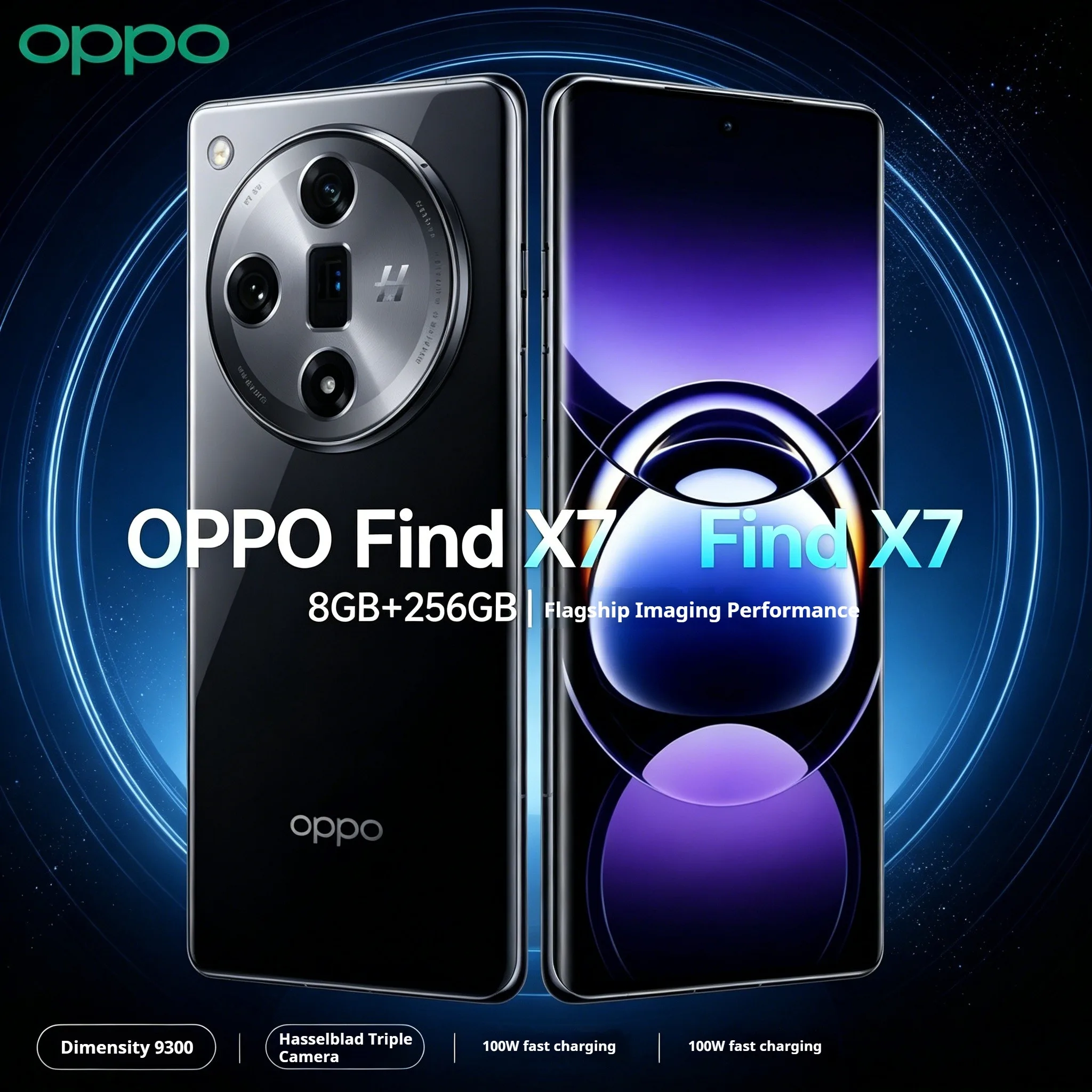 2026 New OPPO Find X7 5G Smartphone 6.78' Display Dimensity 9300 Processor 50MP Hasselblad Triple Camera 100W Fast Charge
