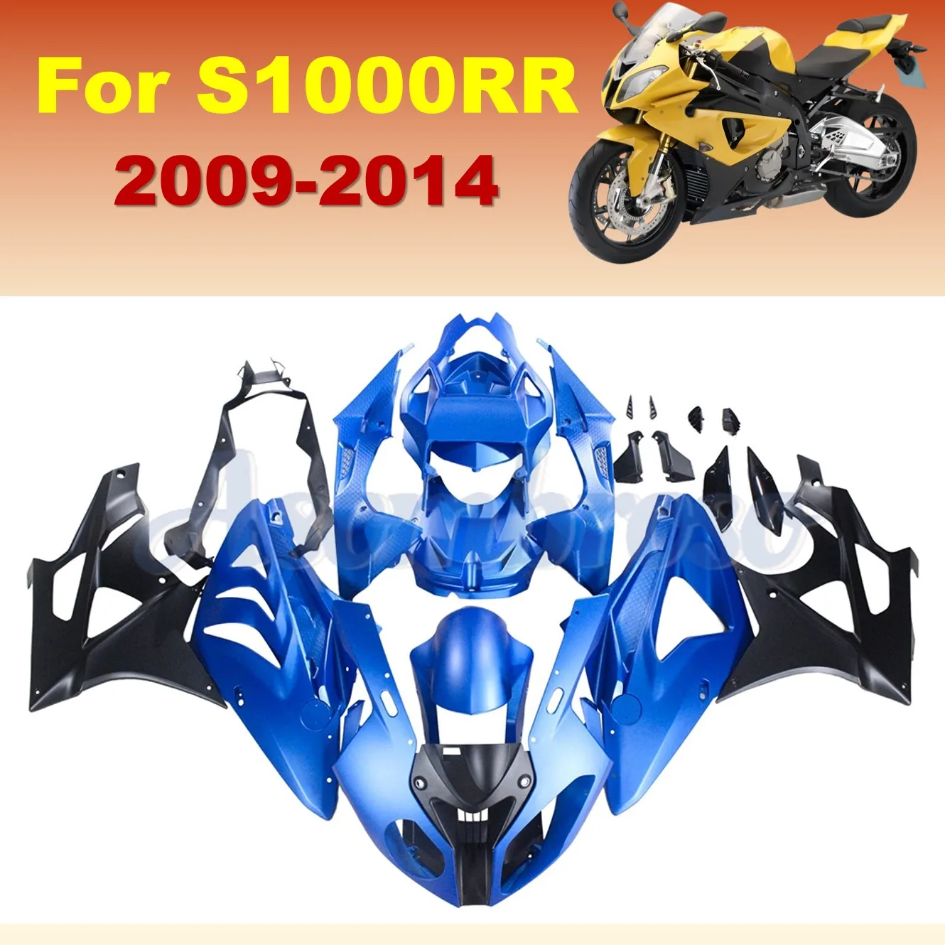 

Синие обтекатели для S1000RR 2009 2010 2011 2012 2013 2014, высококачественный комплект для замены кузова мотоцикла