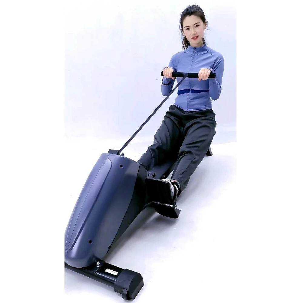 Household Folding Magnetic Control Rowing Machine Multifunctional Indoor Fitness Sports Machine Rowing Machine