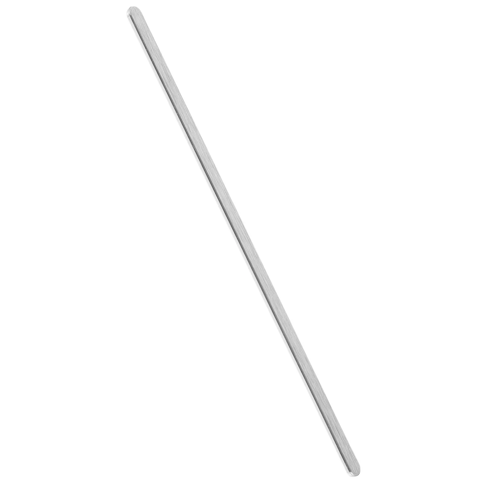 Tira de metal curvada de acero inoxidable en blanco, estilo abierto, para grabado DIY, para fabricación de pulseras y joyería, acabado cepillado elegante