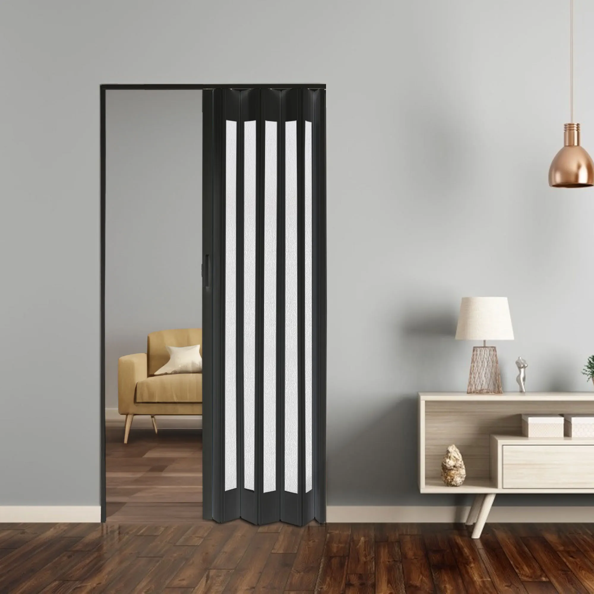 81cm PVC Acrylic Folding Screen Folding Door