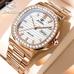 JSDUN Fashion Classic Watch for Men Original Waterproof Men's Wrist Watches Luminous Calendar Automatic Mechanical Watch Men