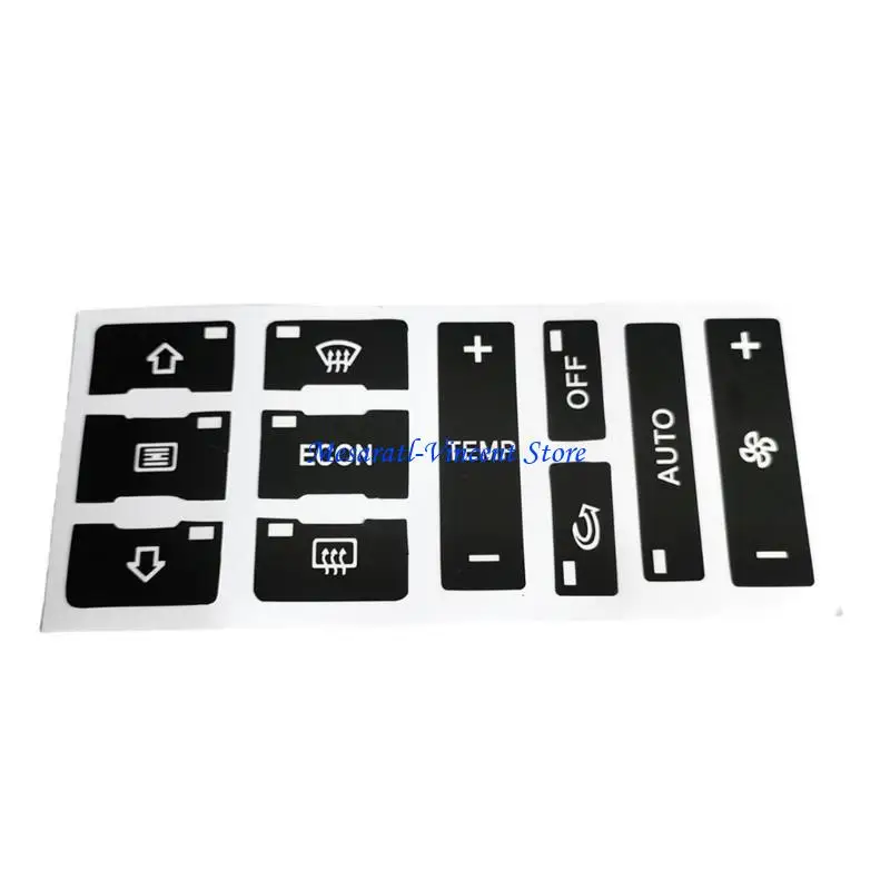 A70F Air Conditioning Switches Decal Sticker Decorative Sticker for German Car