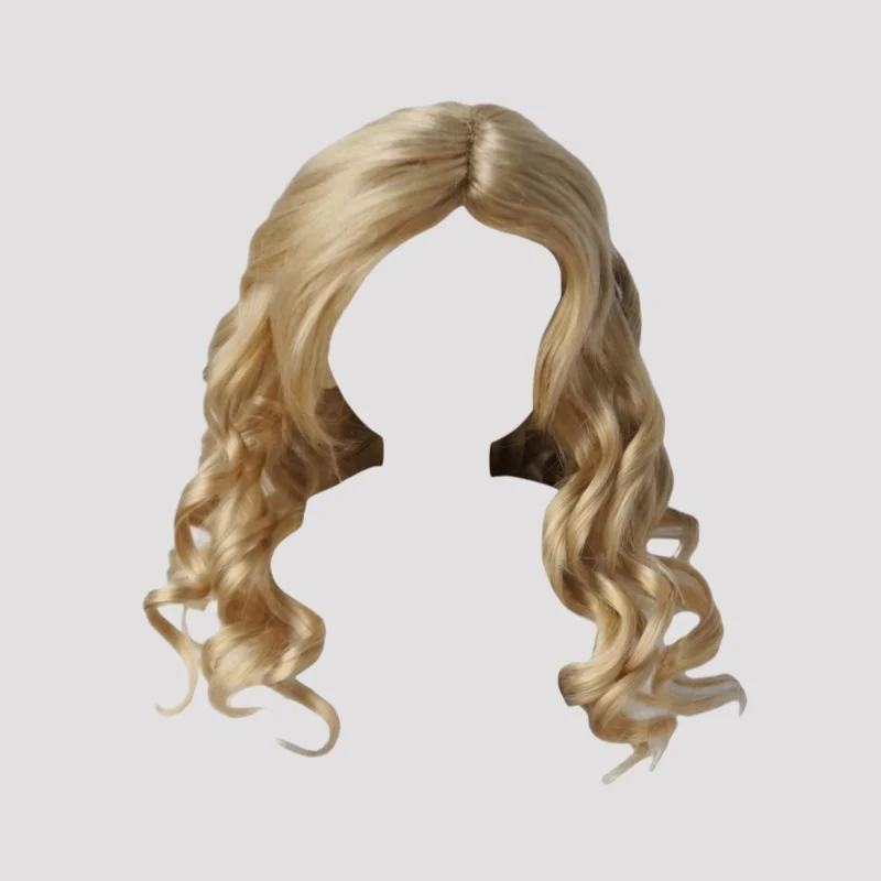 

Popular Fashion Long Sauvage Curly BJD Wig Suit For YOSD MSD SD Blythe Hair 1/6 1/4 1/3 Soft Synthetic Mohair Doll Wigs