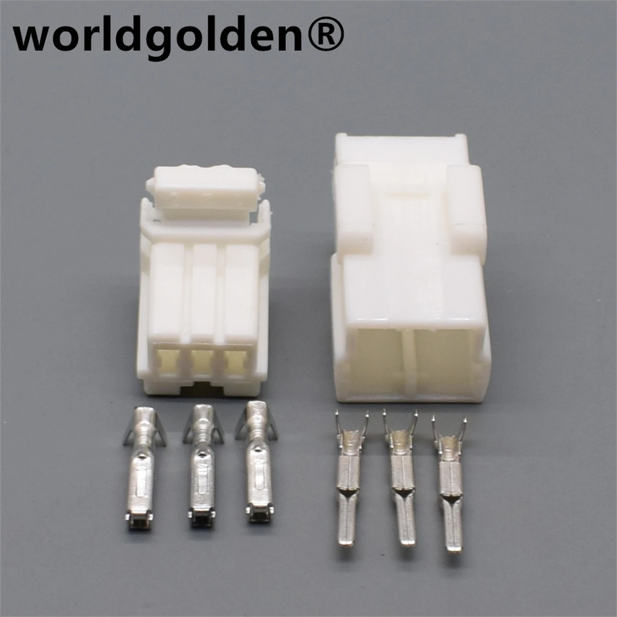 

worldgolden 3 Pin 174928-2 174921-1 Automotive Connector Car Reading Light Harness Cable Socket For Auto