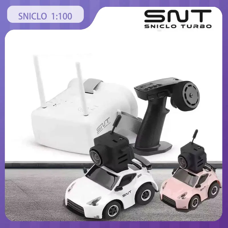 

SNICLO Q25-370Z RC Cars 1/100 mini FPV with goggles desktop racing 2.4G AIR 5 fully automatic matching Rc car mode toy gifts