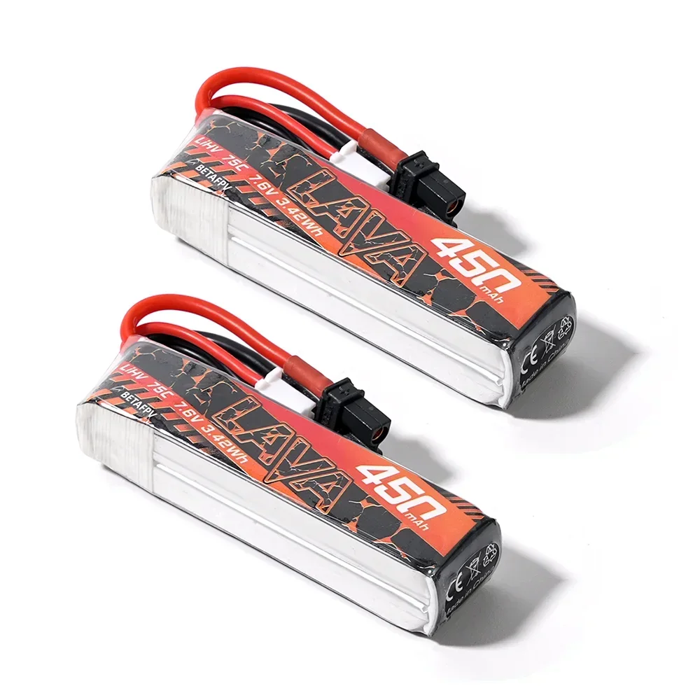 Bateria BETAFPV LAVA 2S/3S/4S 450mAh 75C (2szt)