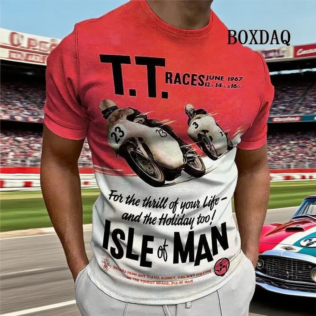 

Adult/children Quick-drying T-shirt TT Printing Comfortable Casual Breathable Sweat-absorbing Short-sleeved Motorcycle Clothing