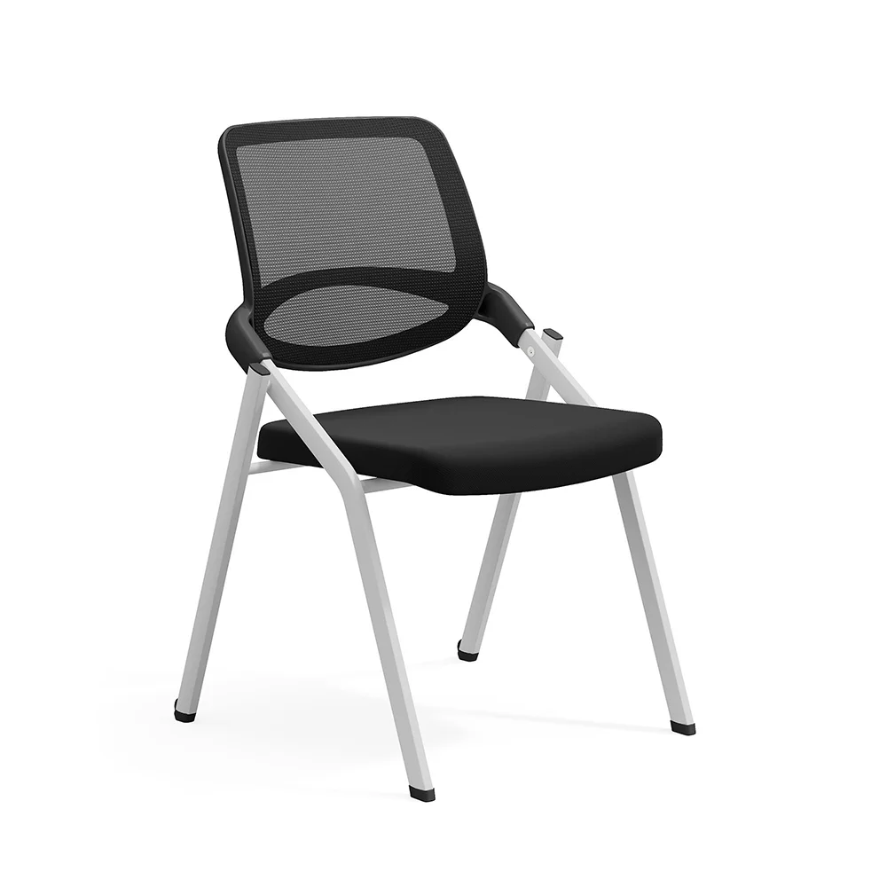 Foldable Training Office Chair High Density Plastic Cushion for Meetings and Visitors
