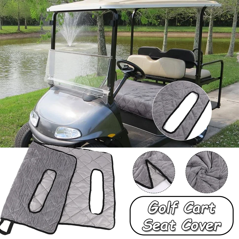 

Golf Sightseeing Bus Seat Cover Cushion Thickened Soft Anti Slip Electric Golf Buggy Hunting Car Club Cart Seat Towel Blanket