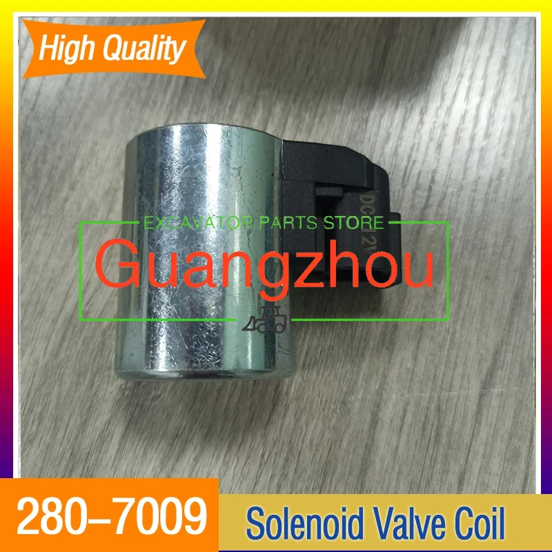 

Higher Quality for Wheel Loader 416E 414E 12V 1023 Solenoid Coil 280-7009 2807009 Excavator Hydraulic Pump Accessories New