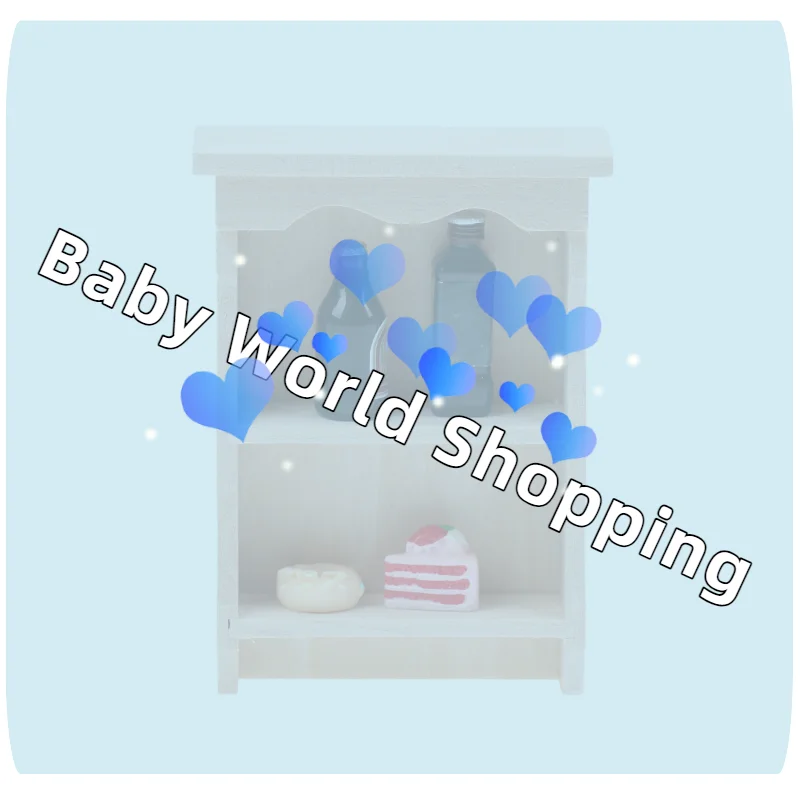 

Миниатюрный настенный шкаф-витрина для кукольного домика 1:12, модель мебели для декора гостиной, игрушка