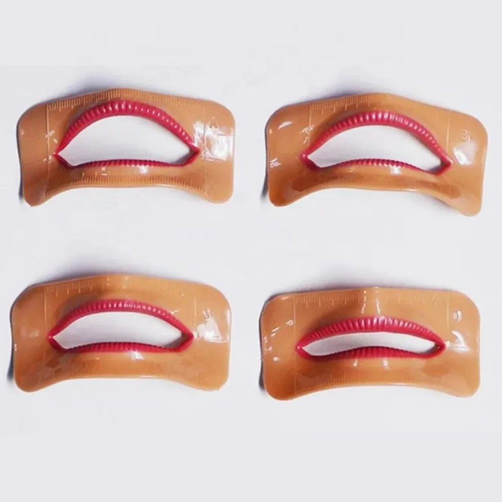 

4 шт., выравнивание губ, стоматологическая проверка, разные формы, прочный инструмент для измерения рта, модель губ, измерительный инструмент, эстетические детали